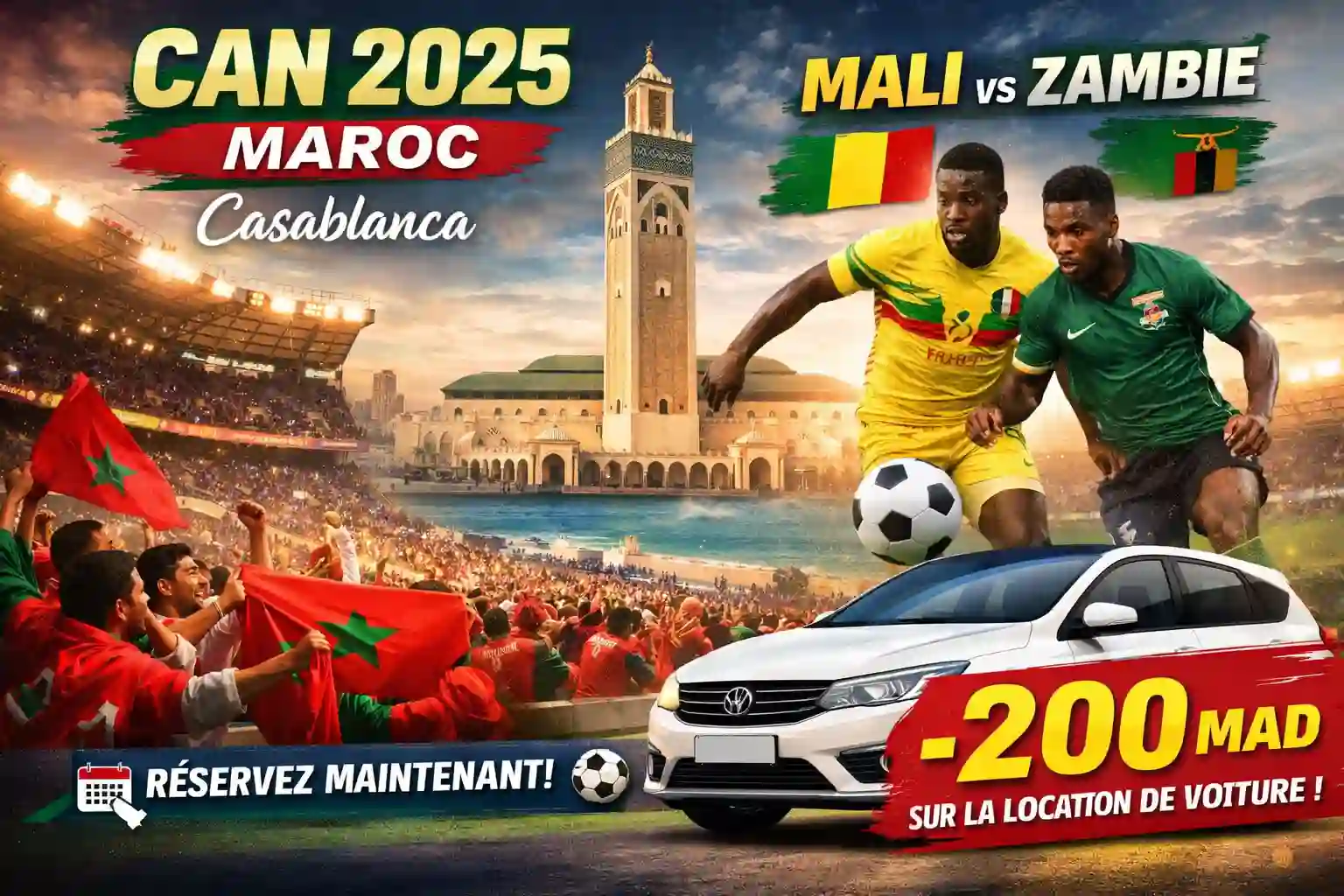 Location voiture Casablanca CAN 2025